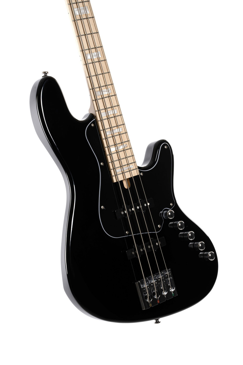 Cort NJS4BK Elrick NJS 4 Bass Guitar - Black (NJS4BK-U) | Musician Madness