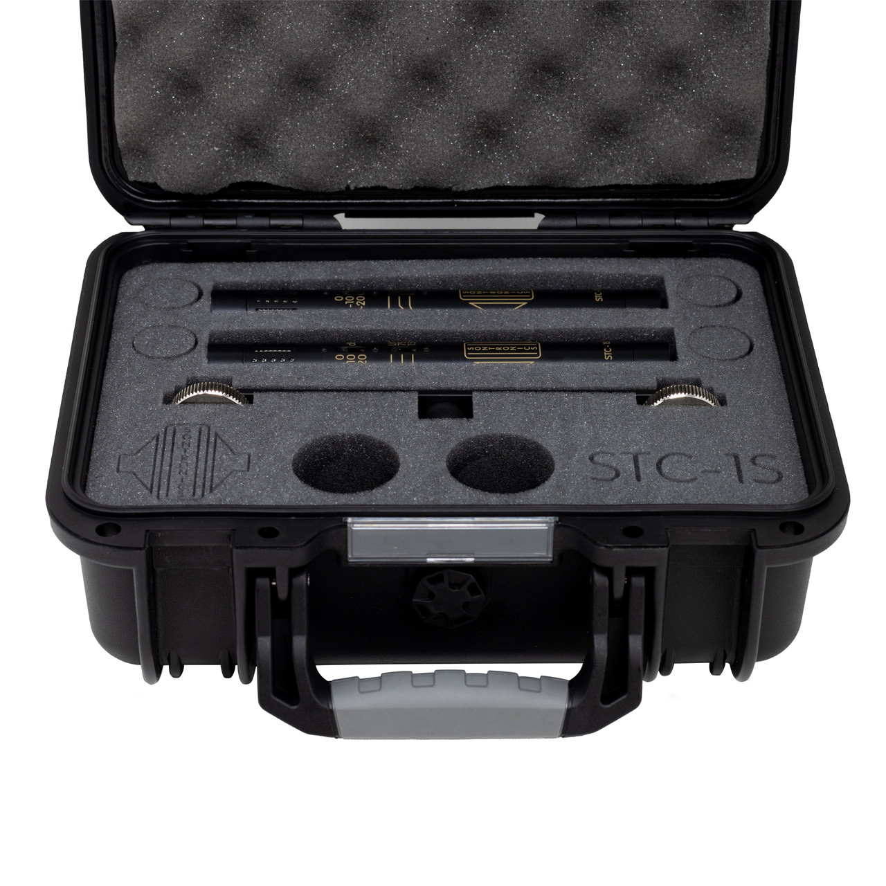 Sontronics STC-1S - Matched Stereo Pair of Condenser Microphones - Black (STC1-SET-BLK-U)