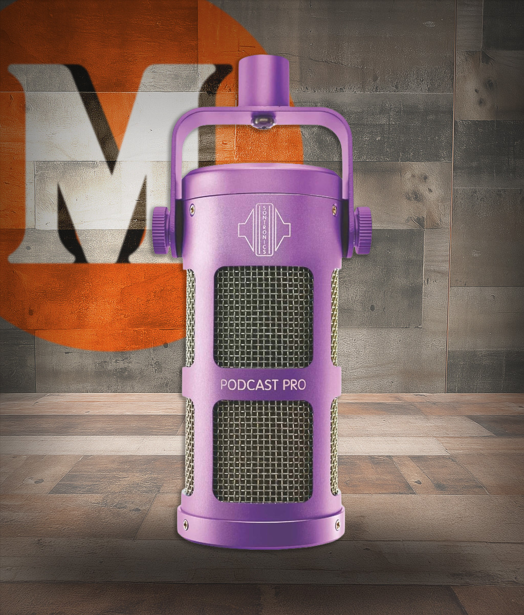 Sontronics Podcast Pro - Dynamic Podcast / Streaming / Broadcast / Gaming Microphone - Purple (STPCP-PUR-U) | Musician Madness
