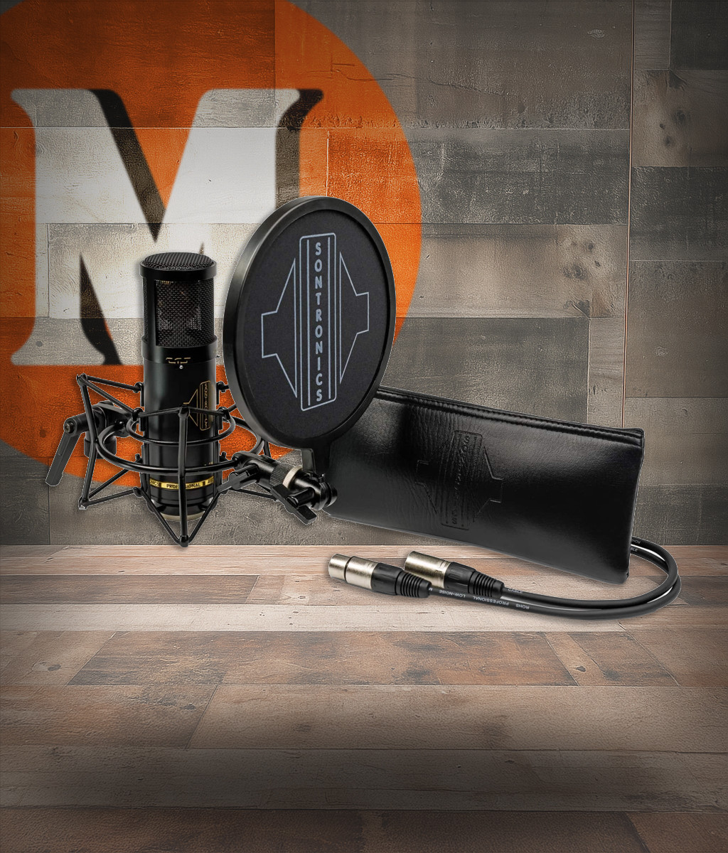 Sontronics STC-3X Pack - Versatile Microphone Bundle - Black (STC3X-BLK-U)