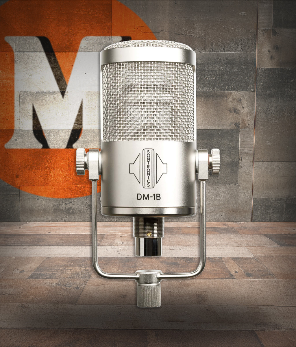 Sontronics DM-1B - Large-Diaphragm Condenser Microphone - Silver (STDM1B-U)