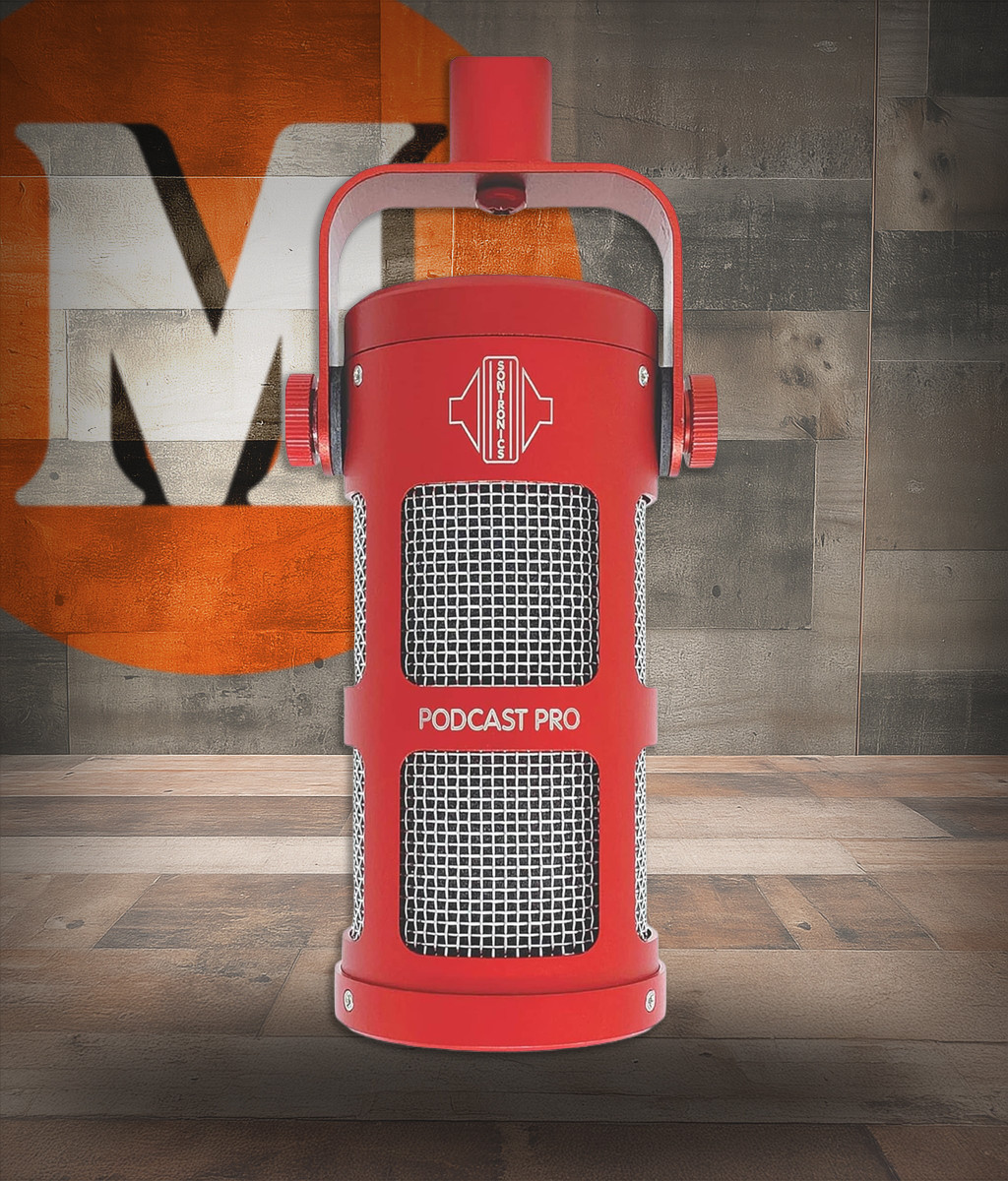 Sontronics Podcast Pro - Dynamic Podcast / Streaming / Broadcast / Gaming Microphone - Red (STPCP-RED-U) | Musician Madness