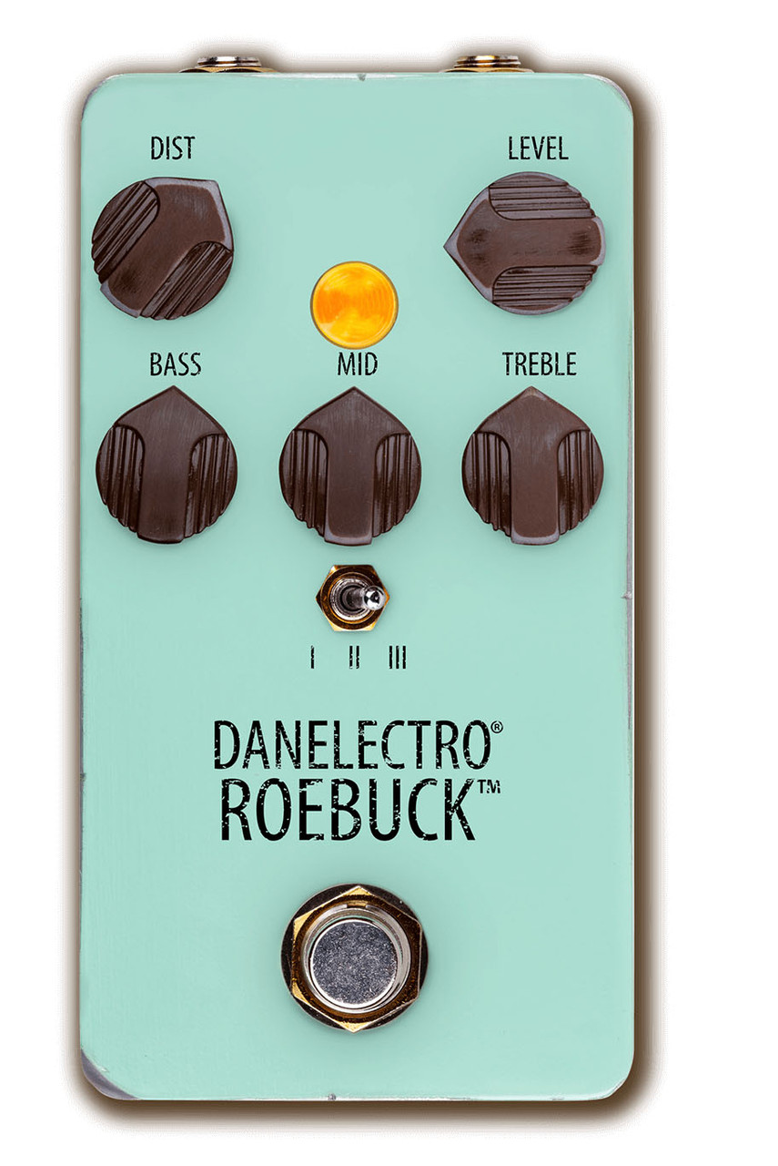 Danelectro エフェクター　distortion ＆overdrive Danelectro ROE-1 Roebuck Distortion Pedal (ROE-1-U) | Musician Madness