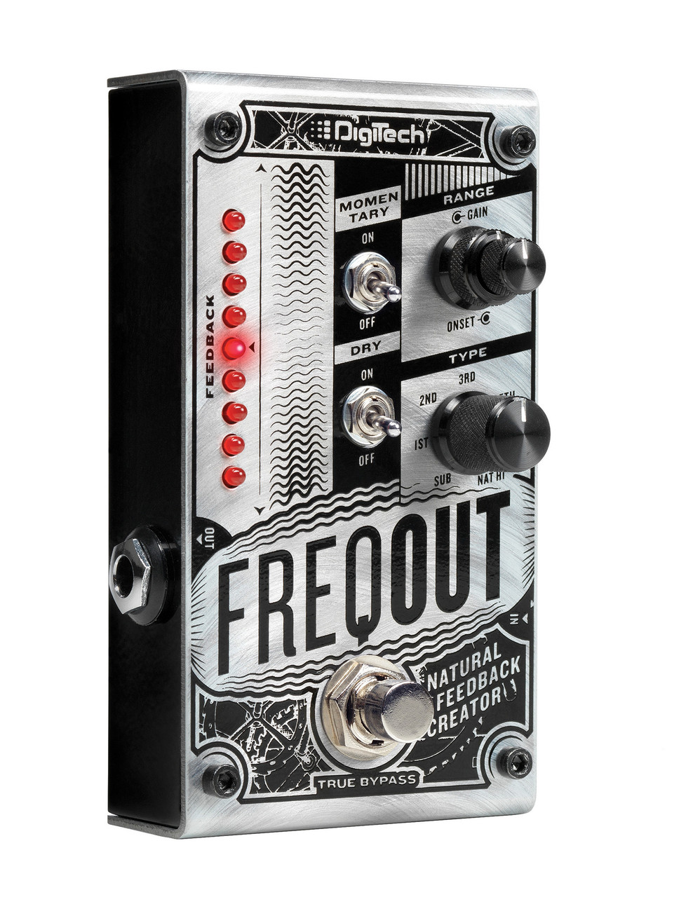 Digitech FREQOUT FreqOut Natural Feedback Creator Pedal (FREQOUT-U