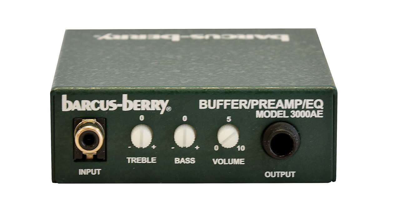 Barcus Berry 3000AE Piezo Buffer Preamp w/ EQ (3000AE-U) | Musician Madness