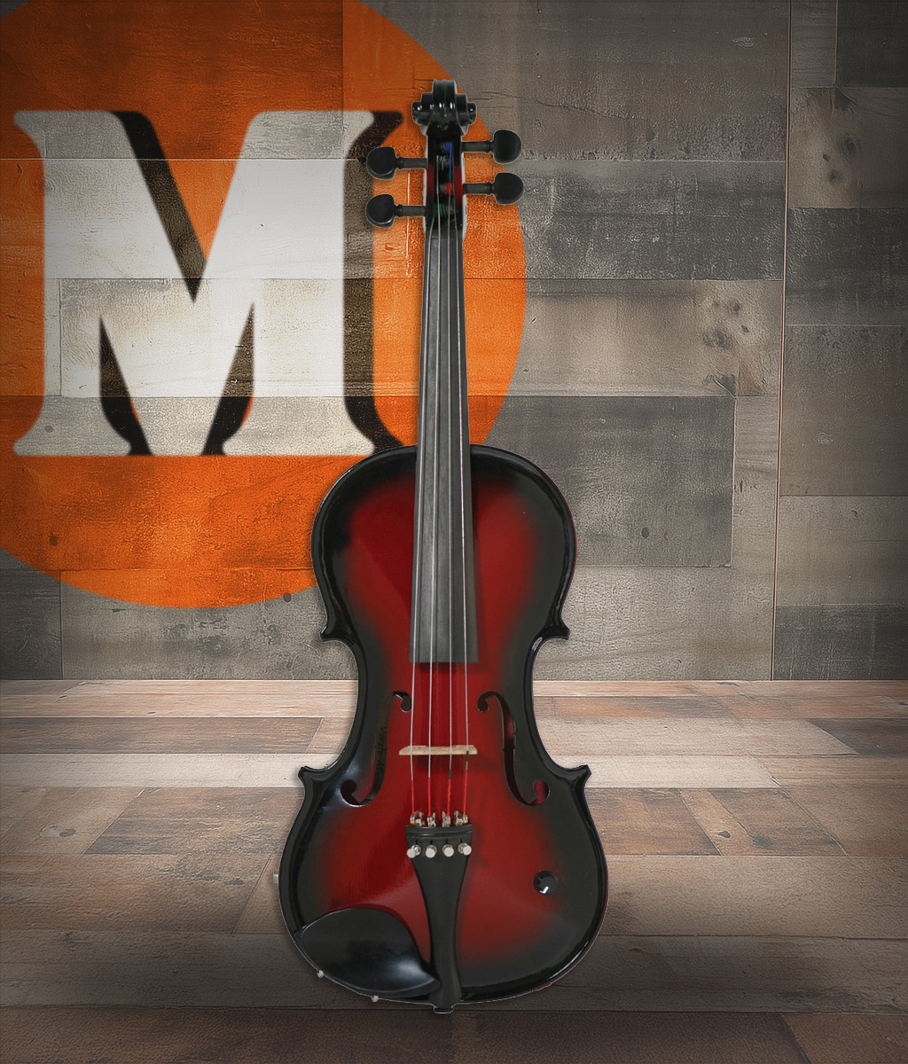 Barcus Berry BAR-AEVR Vibrato-AE Series Acoustic Electric Violin - Red Berry (BAR-AEVR-U)
