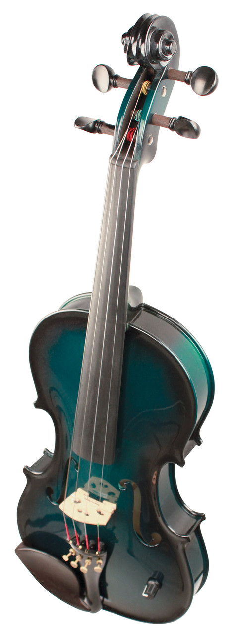Barcus Berry BAR-AEG Vibrato AE Series Acoustic-Electric Violin - Metallic Green (BAR-AEG-U) | Musician Madness
