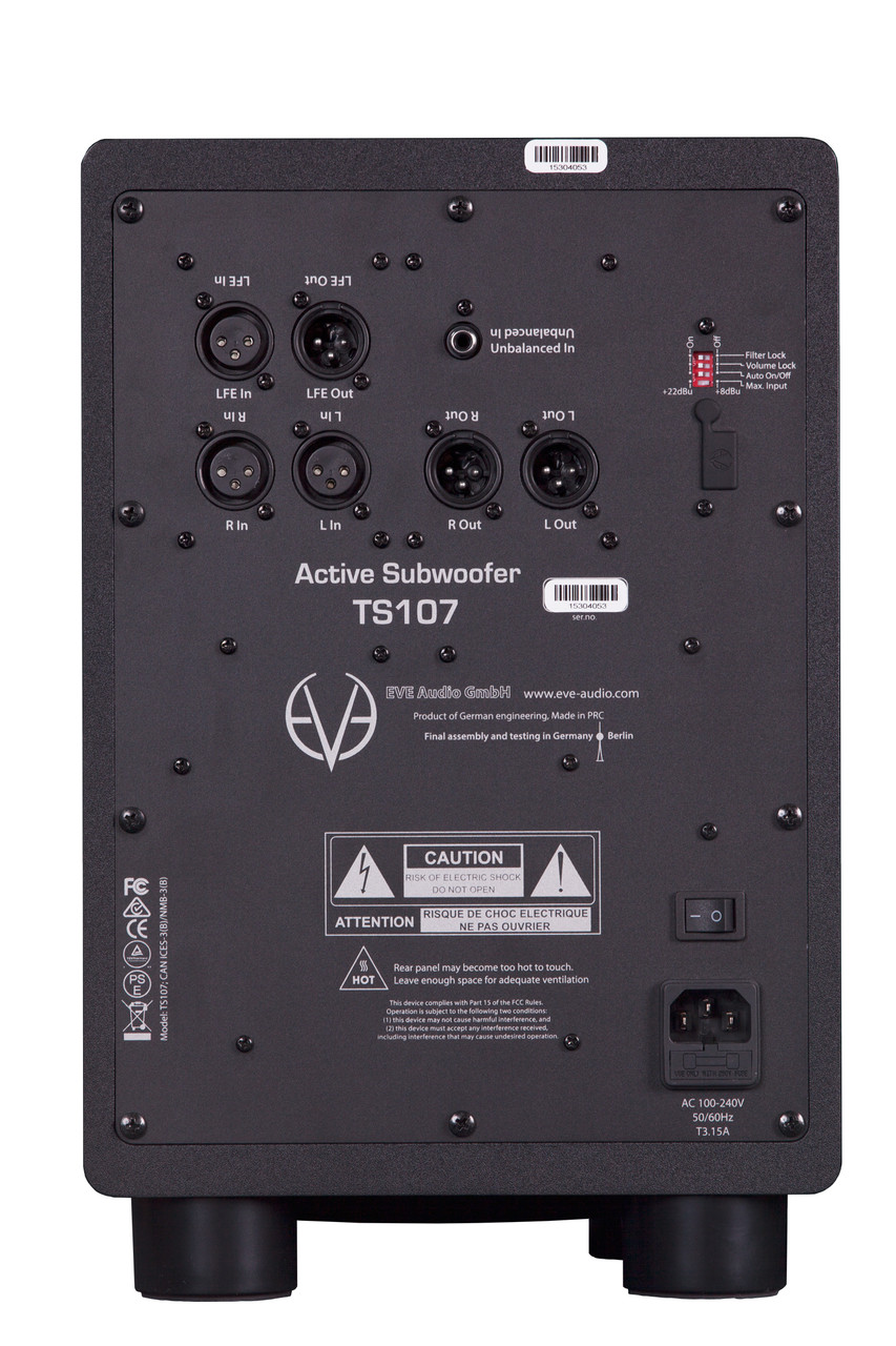 Eve Audio TS107 Thunderstorm Subwoofer 7