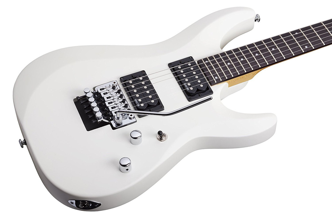 Schecter C-6 FR Deluxe - Satin White (435) | Musician Madness