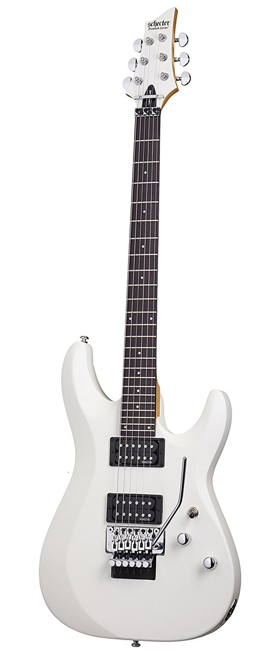 Schecter C-6 FR Deluxe - Satin White (435) | Musician Madness