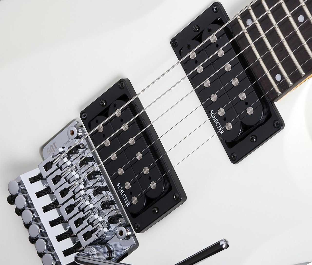Schecter C-6 FR Deluxe - Satin White (435) | Musician Madness