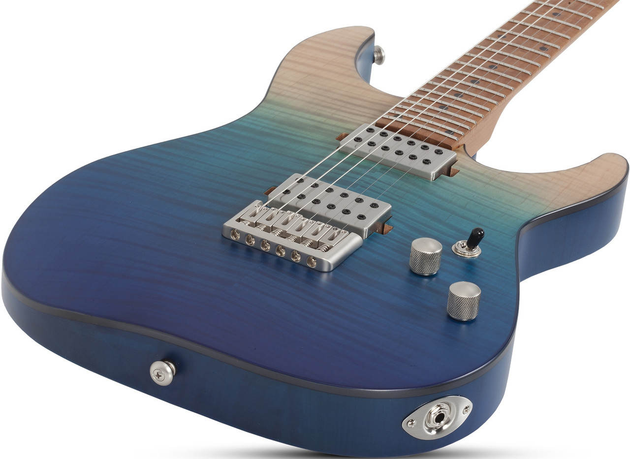 Schecter C-1 Standard Plus Electric Guitar - Blue Fade (3937)