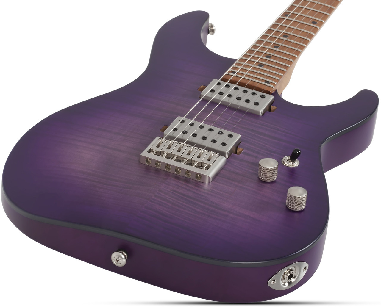 Schecter C-1 Standard Plus - Transparent Purple Burst (3935)