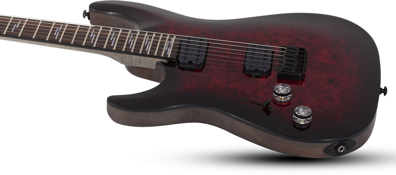 Schecter Omen Elite-6 LH - Black Cherry Burst (2459) | Musician Madness