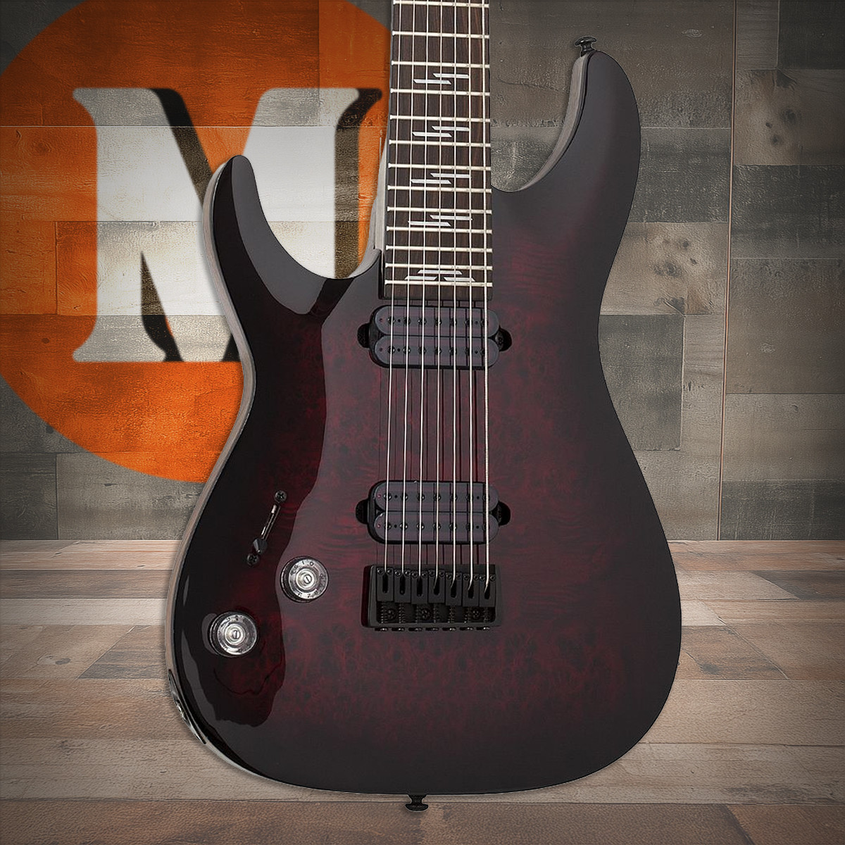 Schecter Omen Elite-6 LH - Black Cherry Burst (2459)