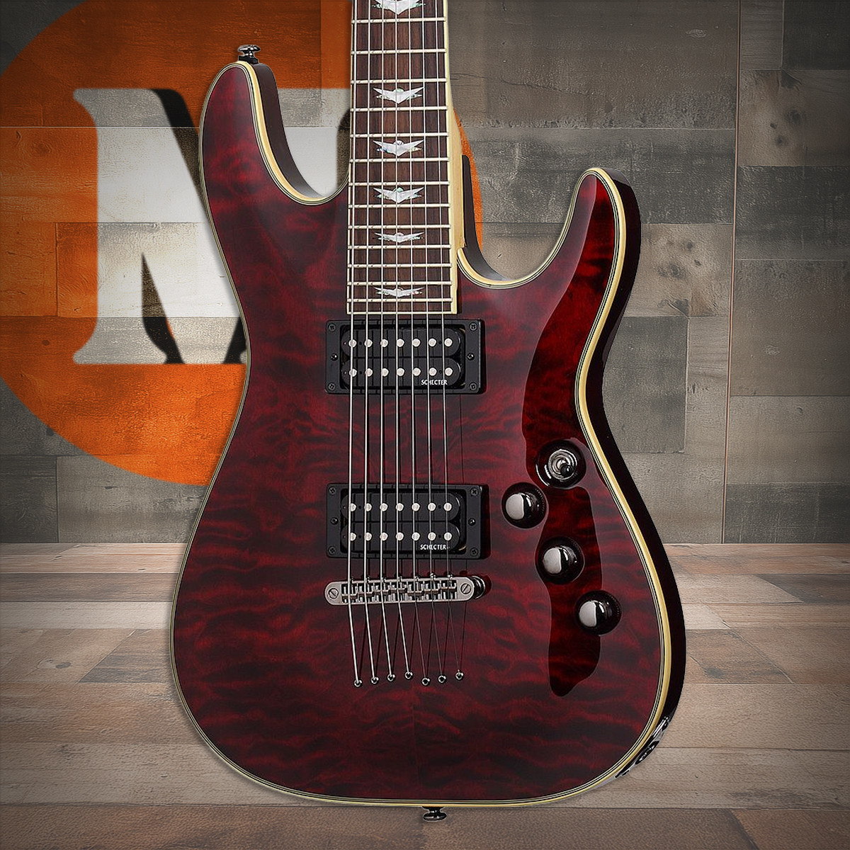 Schecter Omen Extreme-7 - Black Cherry (BCH) (2008)