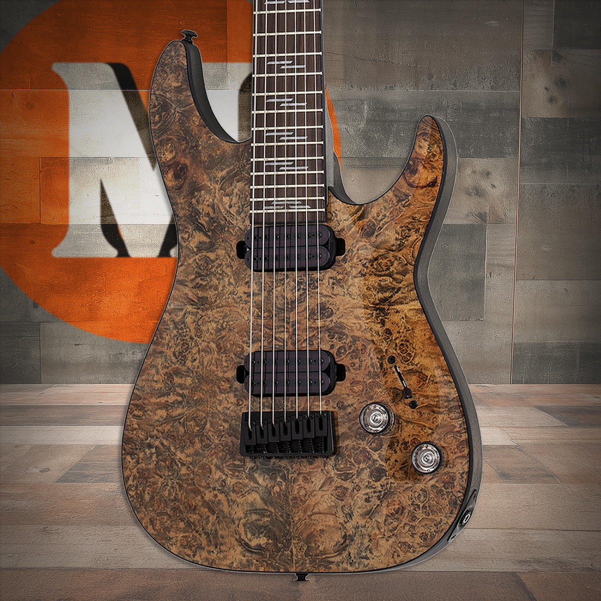 Schecter Omen Elite-7 - Charcoal (2457) | Musician Madness