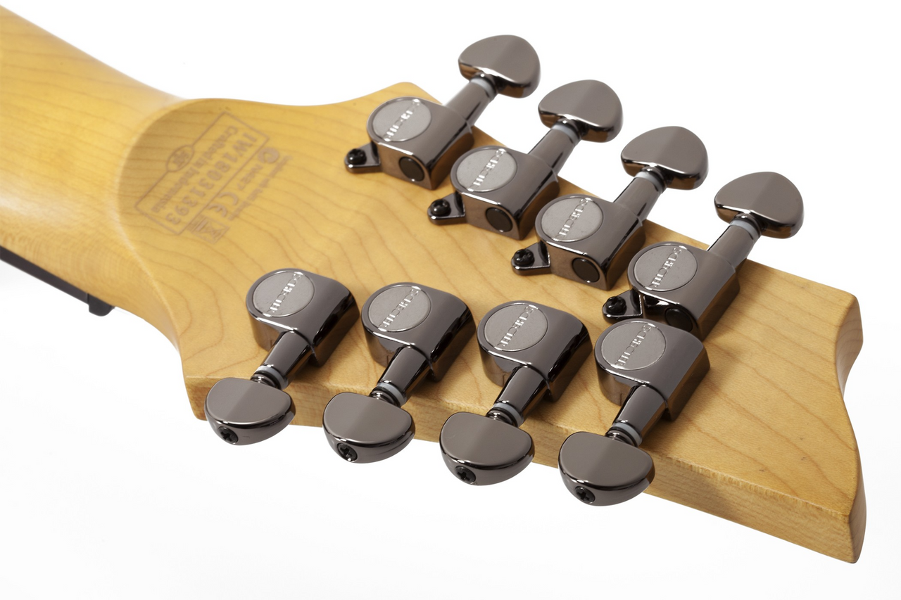 Schecter Demon-8 LH - Aged Black Satin (3668)