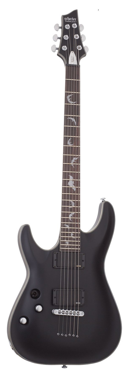 Schecter Damien Platinum-6 LH - Satin Black (1182)