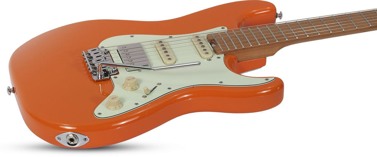 Schecter Nick Johnston Traditional H/S/S - Atomic Orange (1538) | Musician Madness