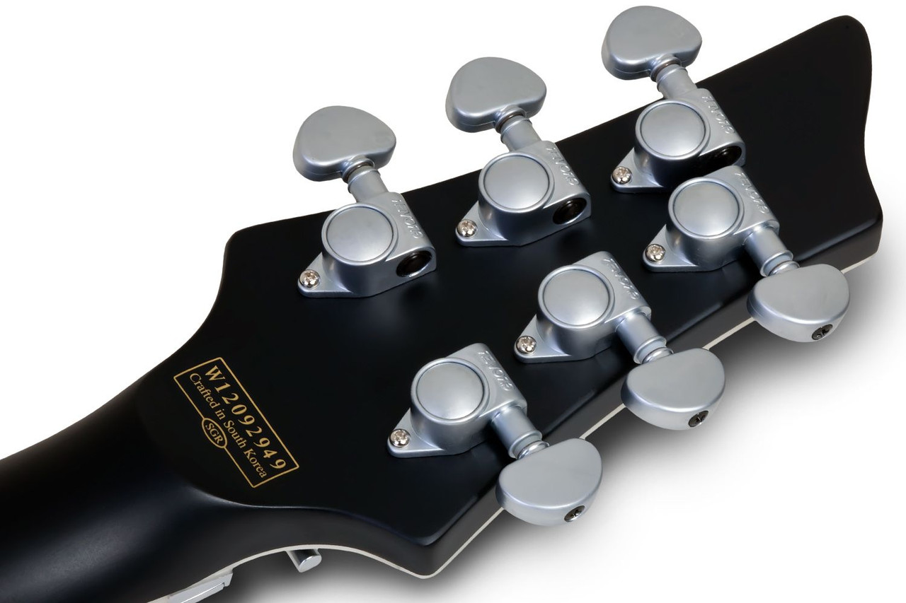 Schecter Damien Platinum-6 FR LH - Satin Black (1184)