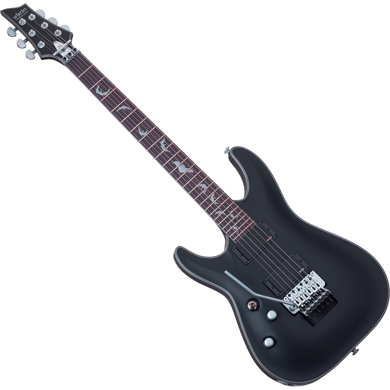Schecter Damien Platinum-6 FR LH - Satin Black (1184)