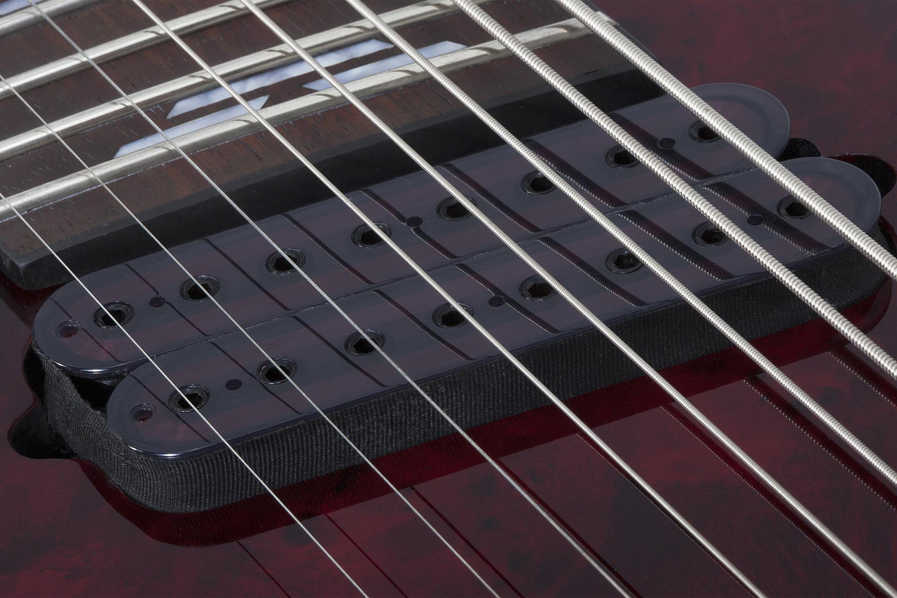 Schecter Omen Elite-8 MS LH - Black Cherry Burst (2469) | Musician Madness