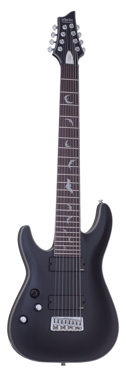 Schecter Damien Platinum-8 LH - Satin Black (1188)