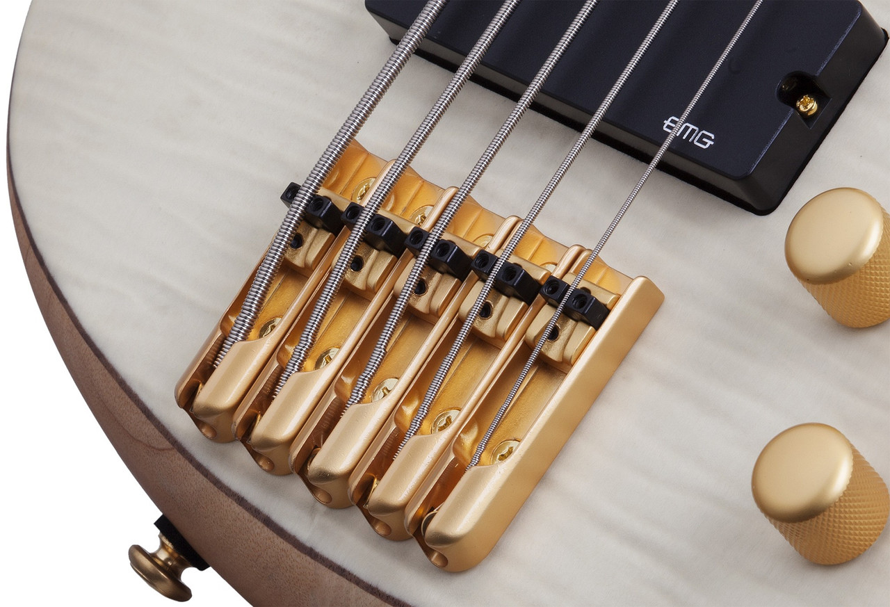 Schecter Stiletto Custom-5 LH - Natural Satin (2542)