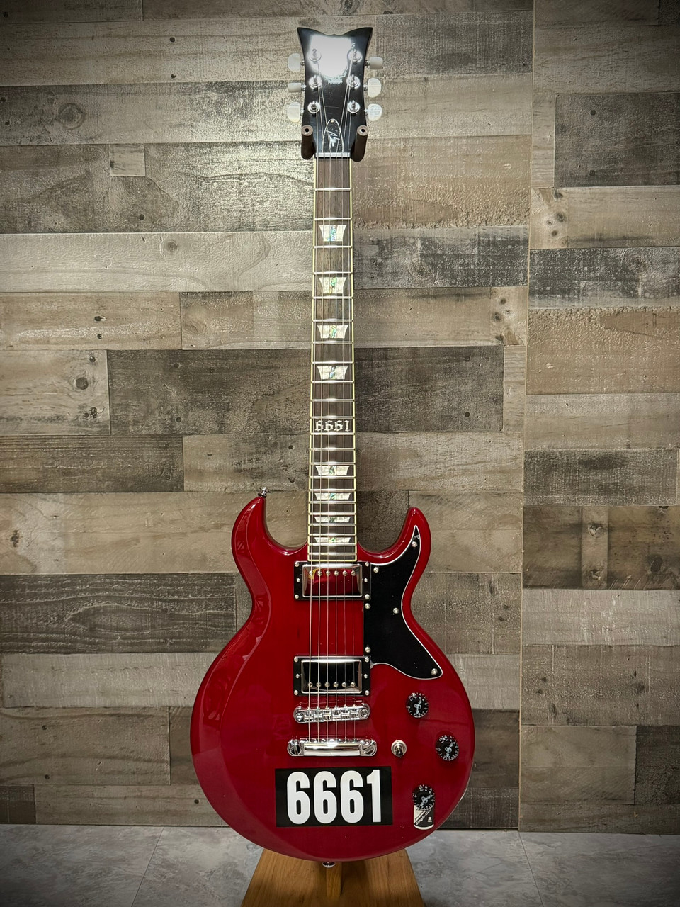 Schecter Zacky Vengeance Custom Reissue : 26 See Thru Cherry with