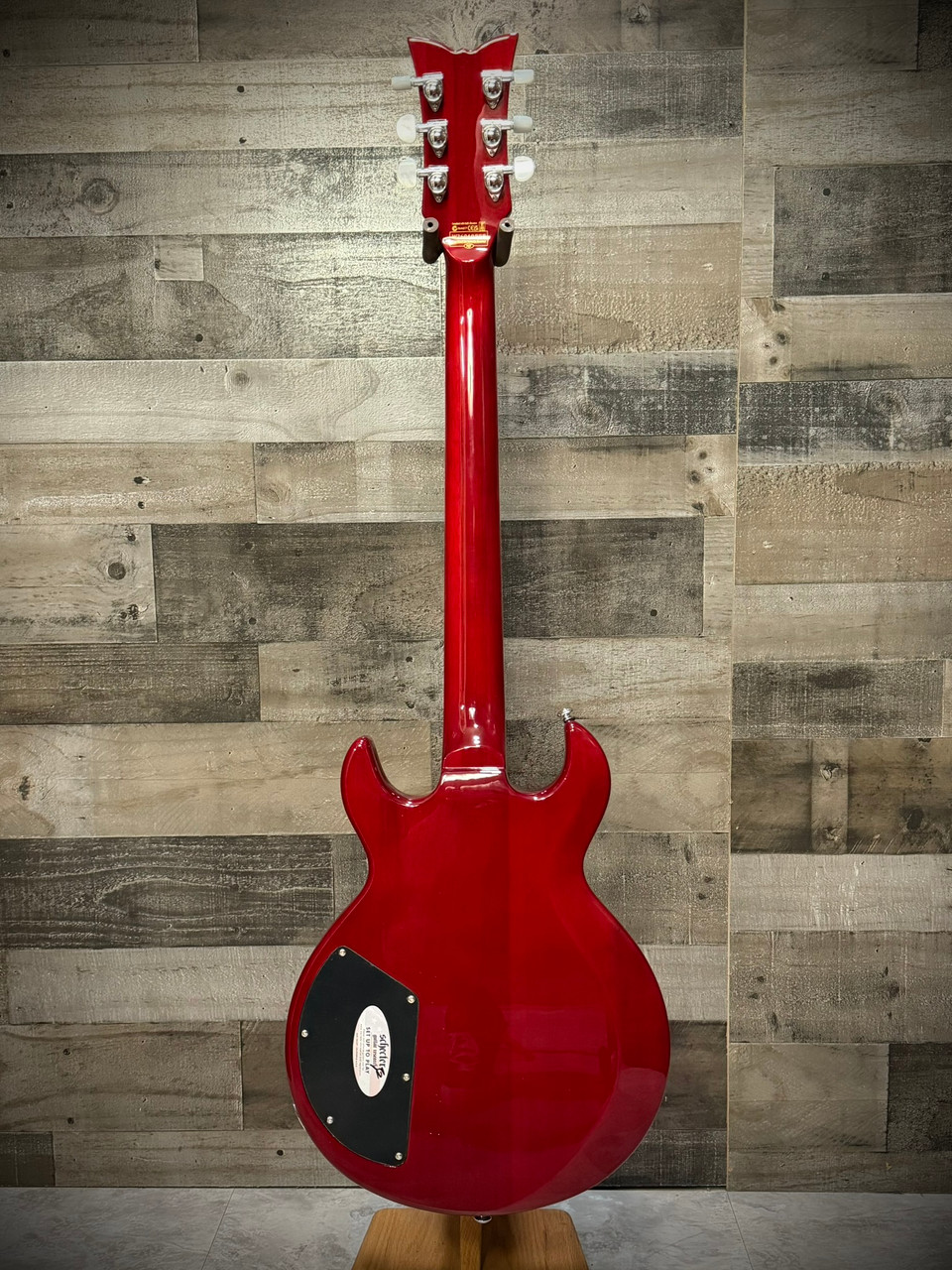 Schecter Zacky Vengeance Custom Reissue : 26 See Thru Cherry with