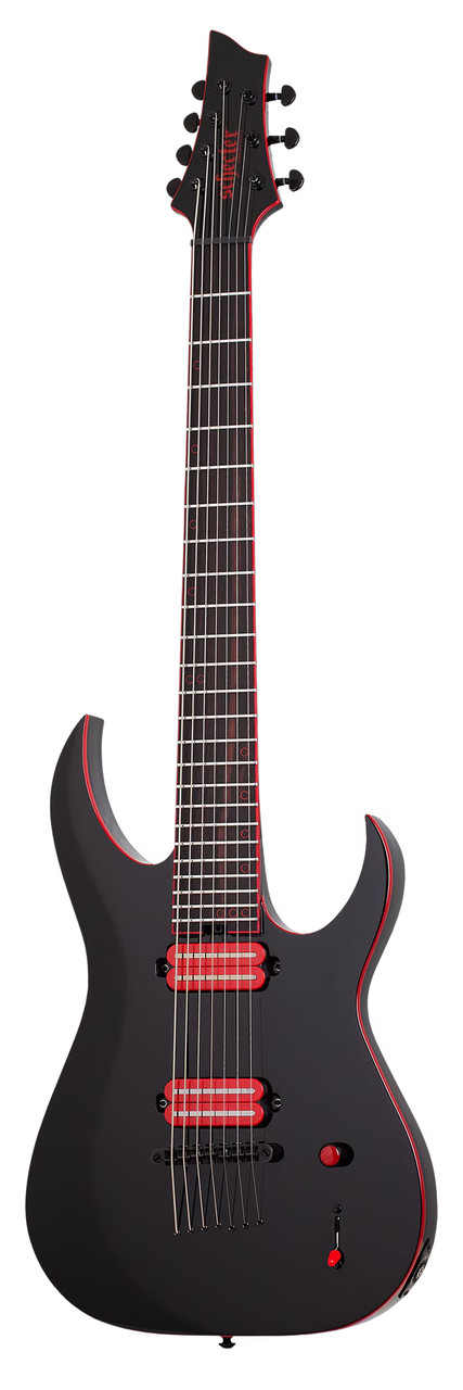 Schecter Sunset-7 Red Dawn - Gloss Black (3891) | Musician Madness
