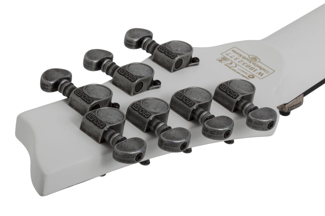 Schecter Randy Weitzel V-7 FR  - Satin White (335)