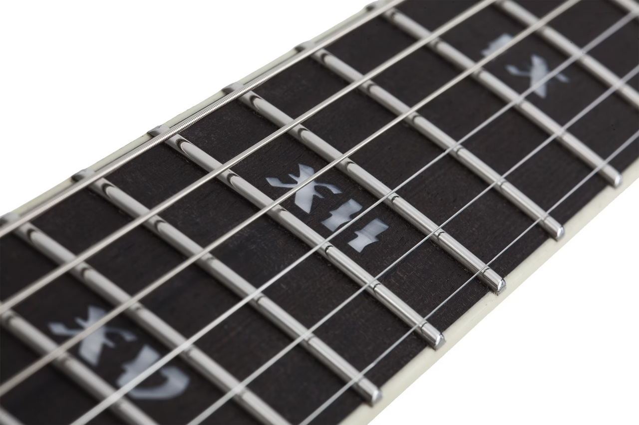 Schecter C-1 SLS Elite Evil Twin - Satin Black (1347)