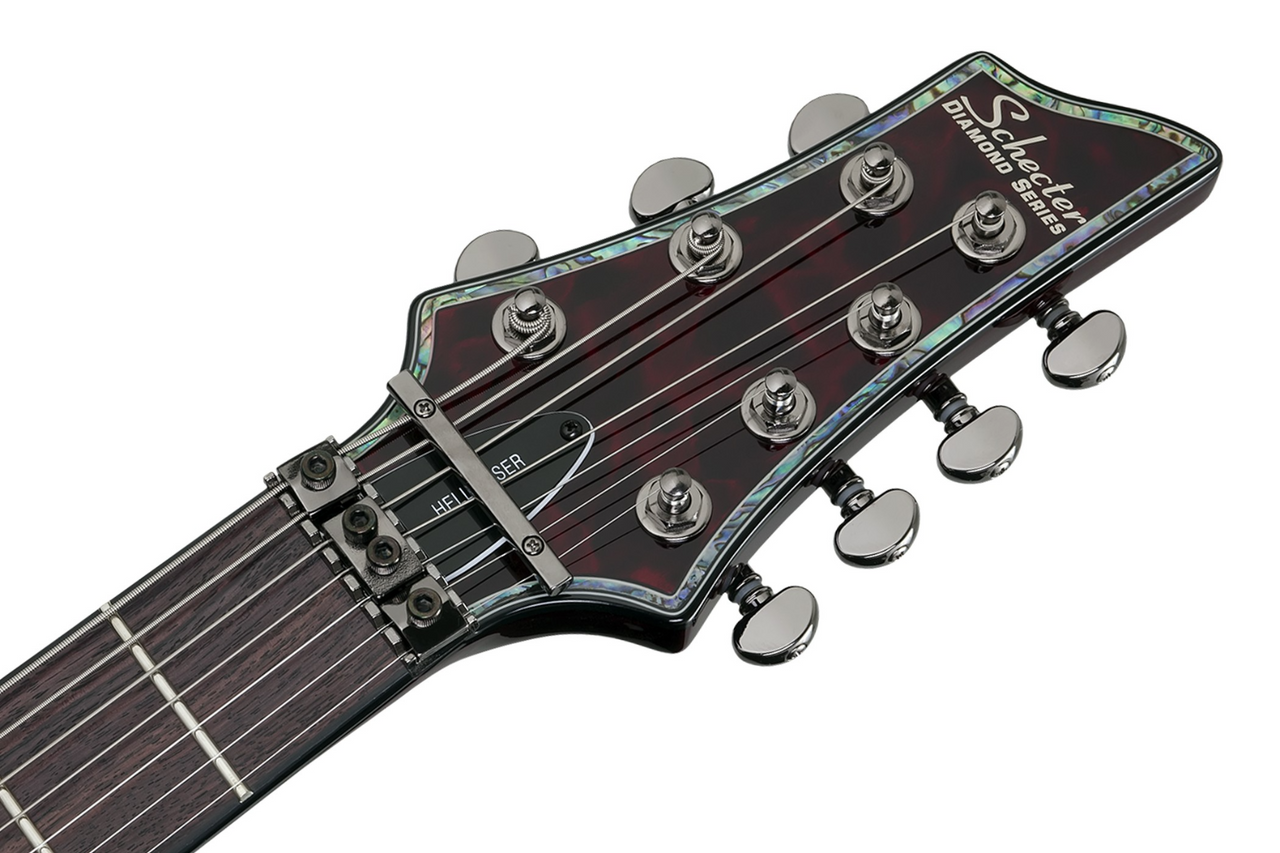 Schecter Hellraiser C-7 FR S Left Hand Electric Guitar - Black Cherry (1833)