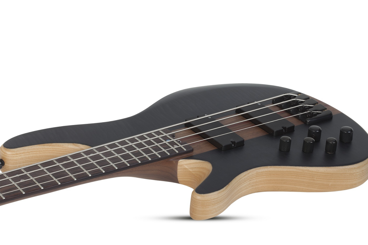 Schecter Charles Berthoud CB-4 LH - See Thru Black Satin (2872) | Musician Madness