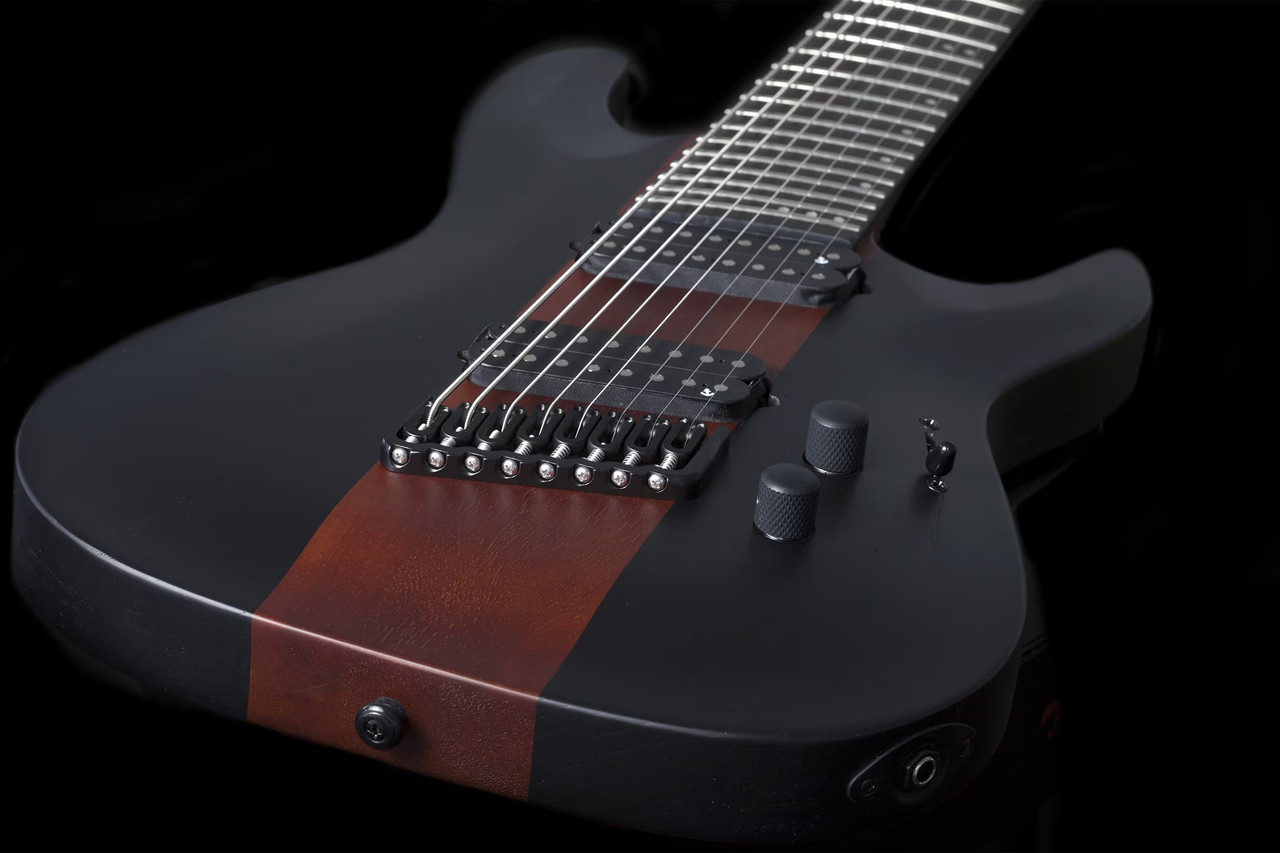 Schecter C-8 Multiscale Rob Scallon - Satin Dark Roast (903) | Musician Madness