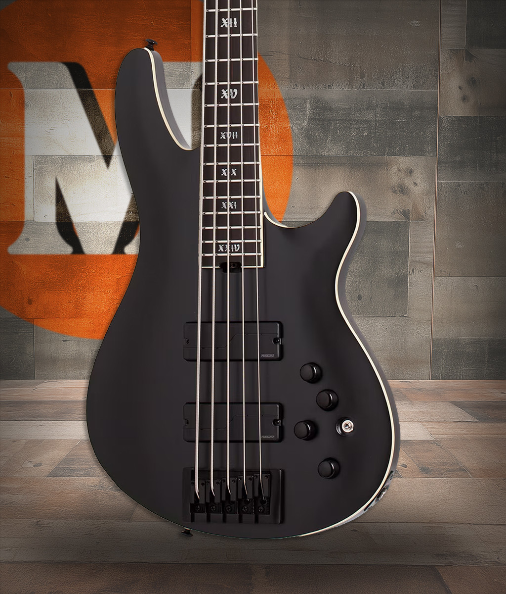 Schecter SLS Evil Twin-5 - Satin Black (1395)