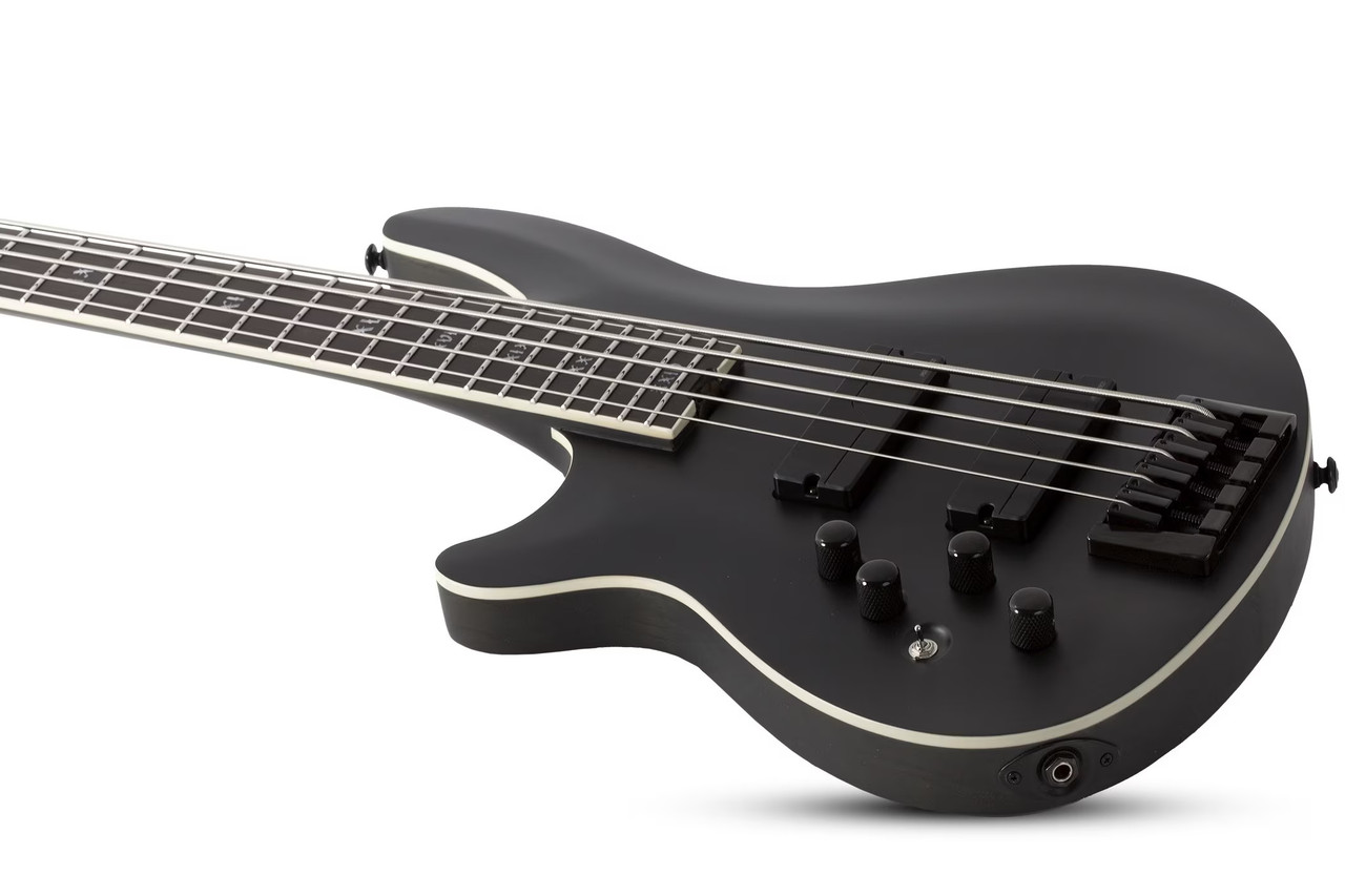 Schecter SLS Evil Twin-5 LH - Satin Black (1397) | Musician Madness