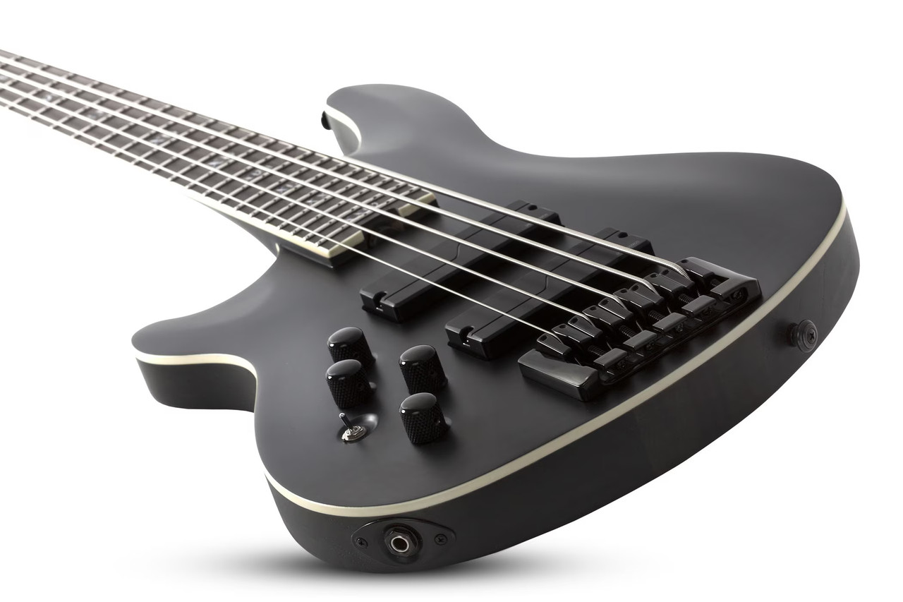 Schecter SLS Evil Twin-5 LH - Satin Black (1397) | Musician Madness
