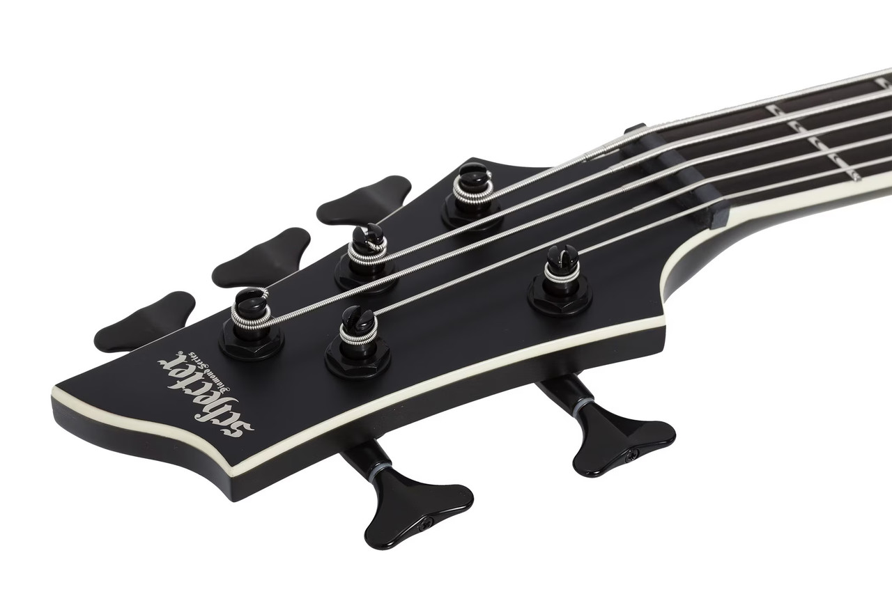 Schecter SLS Evil Twin-5 LH - Satin Black (1397) | Musician Madness