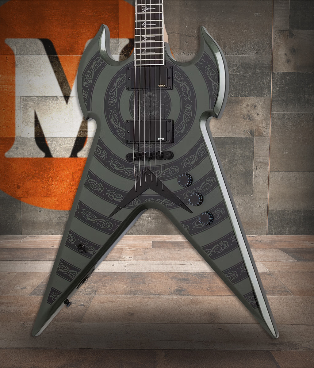 Schecter Warhammer NT Norse Dragon Bullseye : 4581 metallic green