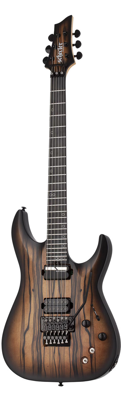 Schecter C-1 FR-S Pale Moon - Natural Satin with Black Burst (693) | Musician Madness