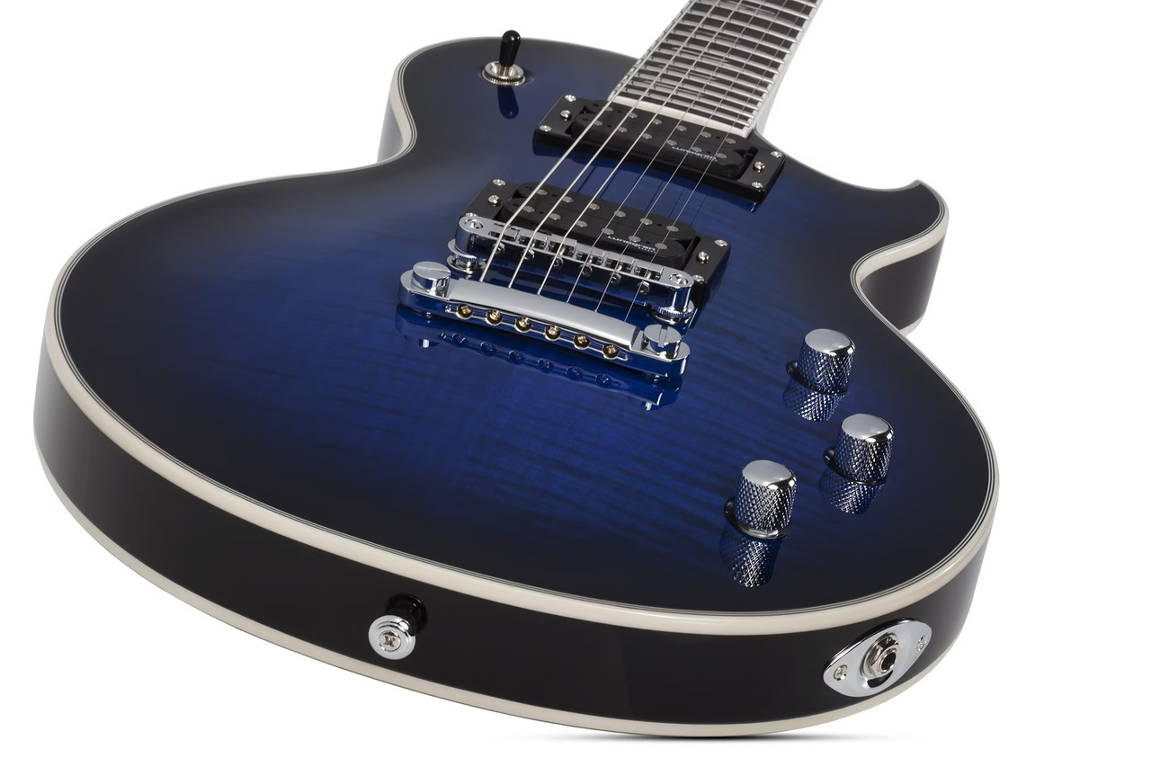Schecter Solo-II Supreme LH - See-Thru Blue Burst (2593) | Musician Madness