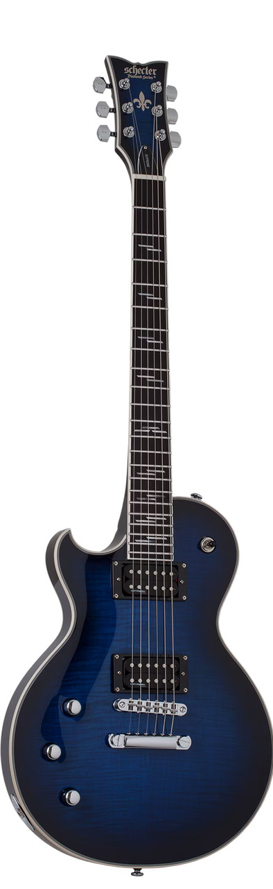 Schecter Solo-II Supreme LH - See-Thru Blue Burst (2593)