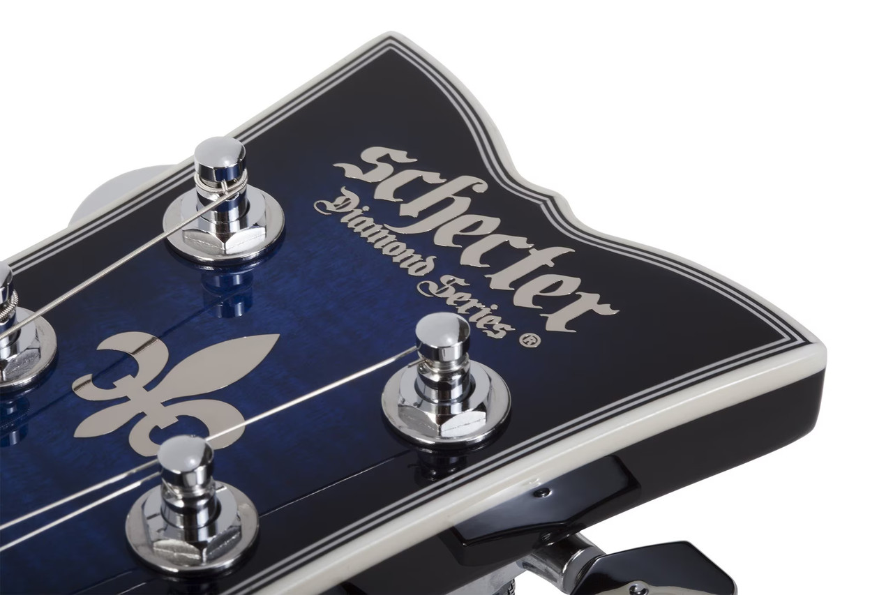 Schecter Solo-II Supreme LH - See-Thru Blue Burst (2593)