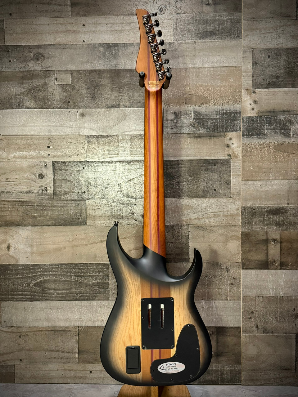Schecter Banshee Mach-7 FR S Left Hand Electric Guitar - Fallout Burst (1419) | Musician Madness