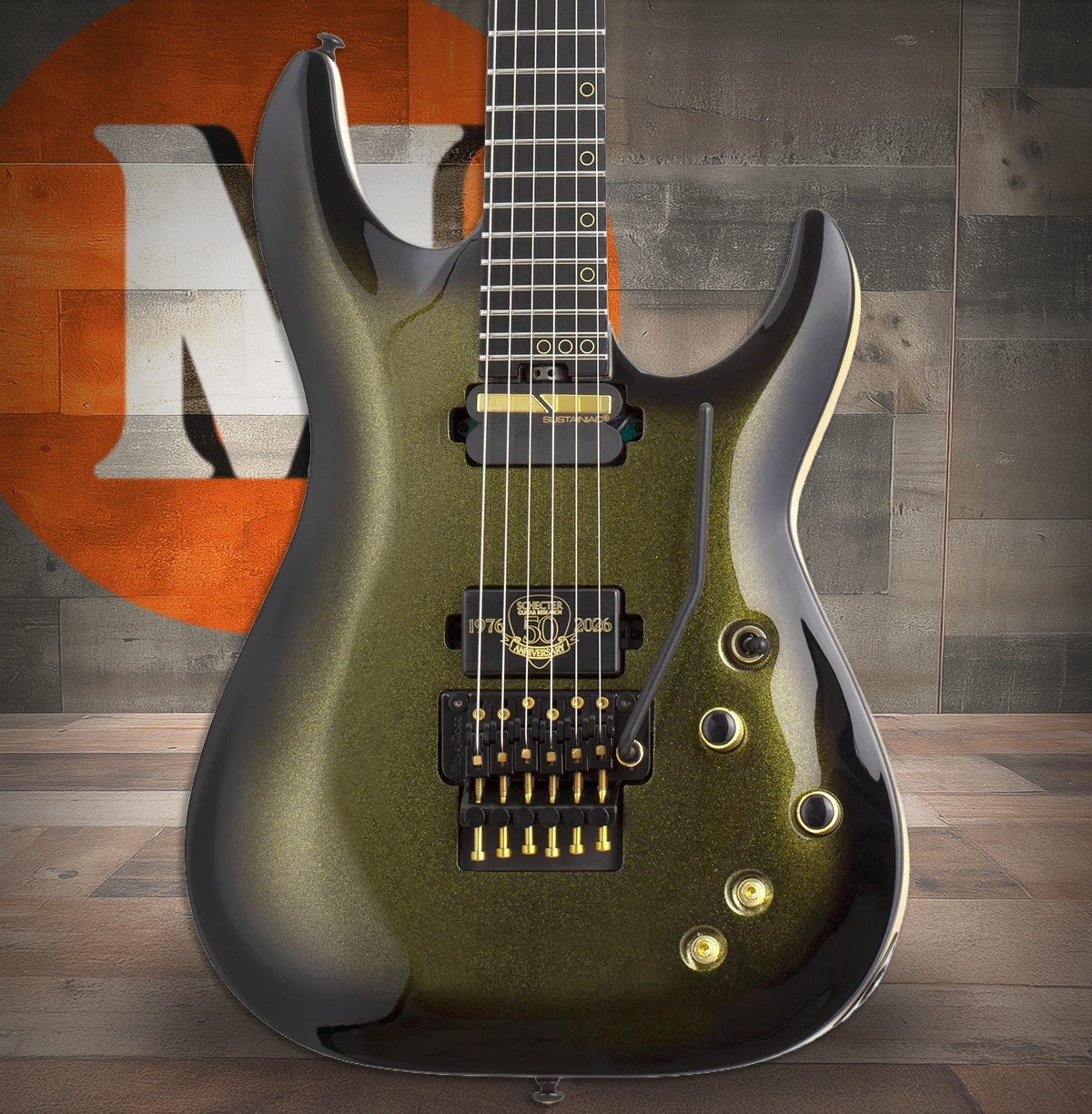 Schecter C-1 FR-S 50th Anniversary  4137 - 50th Gold Burst (4137)