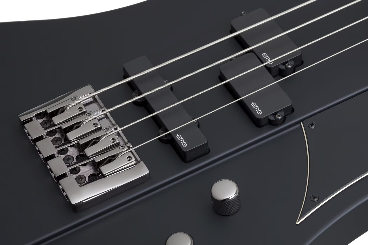 Schecter Sixx Bass LH - Satin Black (211)
