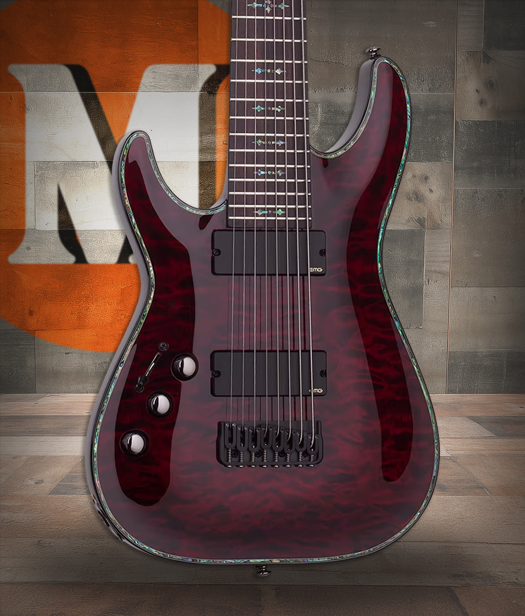 Schecter Hellraiser C-8 LH - Black Cherry (133)